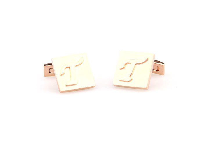 26 Letters T Cufflinks  Bronzed Classic Cufflinks Metal Cufflinks Symbol Wholesale & Customized  CL668092