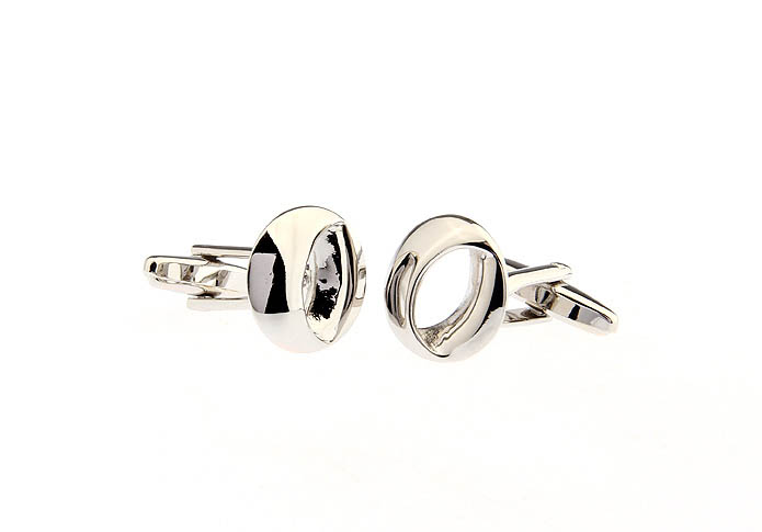  Silver Texture Cufflinks Metal Cufflinks Funny Wholesale & Customized  CL668175