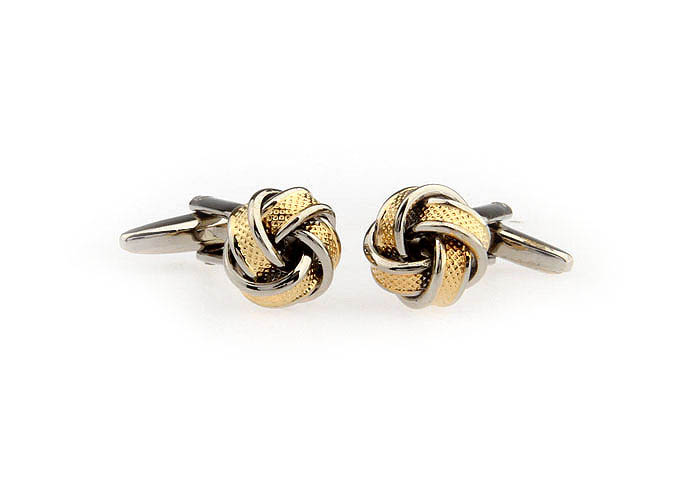  Gold Luxury Cufflinks Metal Cufflinks Knot Wholesale & Customized  CL671516