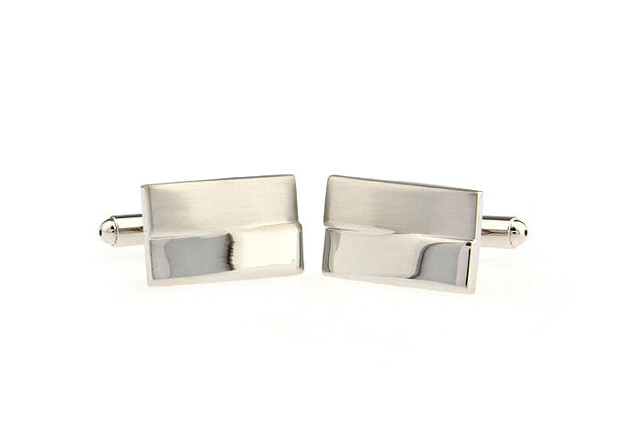  Silver Texture Cufflinks Metal Cufflinks Wholesale & Customized  CL671562