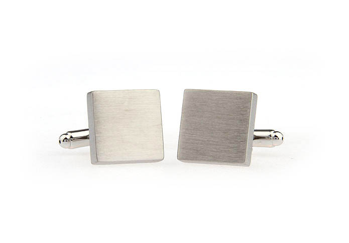  Silver Texture Cufflinks Metal Cufflinks Wholesale & Customized  CL671597