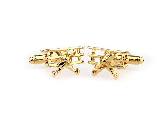 Glider Cufflinks  Gold Luxury Cufflinks Metal Cufflinks Military Wholesale & Customized  CL671627
