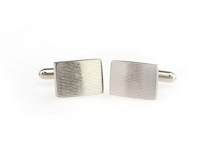  Silver Texture Cufflinks Metal Cufflinks Wholesale & Customized  CL671637