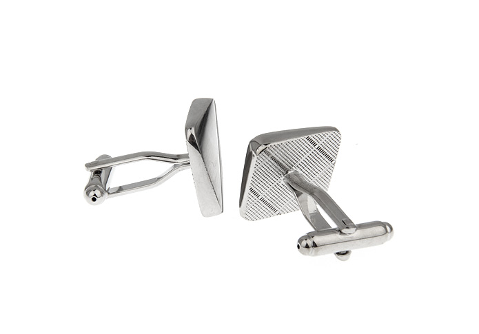  Silver Texture Cufflinks Metal Cufflinks Wholesale & Customized  CL671813
