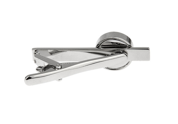 Silver Texture Tie Clips Metal Tie Clips Funny Wholesale & Customized CL850889
