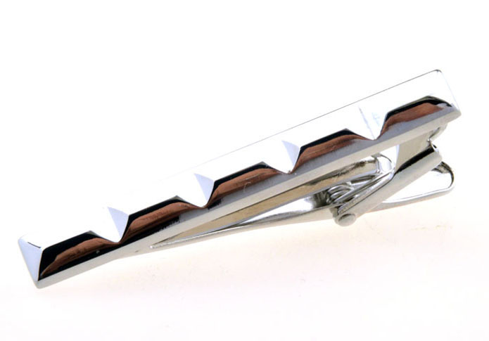  Silver Texture Tie Clips Metal Tie Clips Wholesale & Customized  CL850977