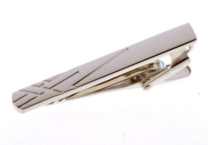  Silver Texture Tie Clips Metal Tie Clips Wholesale & Customized  CL850994