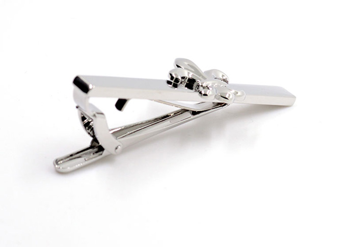 Spear Shape Tie Clips  Silver Texture Tie Clips Metal Tie Clips Flags Wholesale & Customized  CL851118