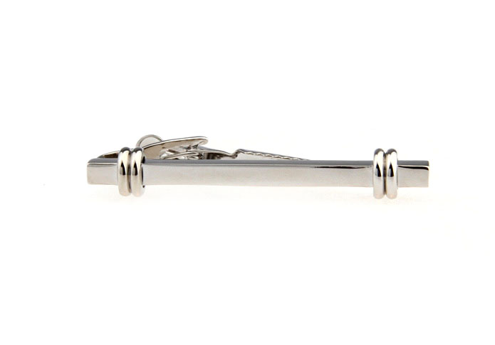  Silver Texture Tie Clips Metal Tie Clips Funny Wholesale & Customized  CL860891