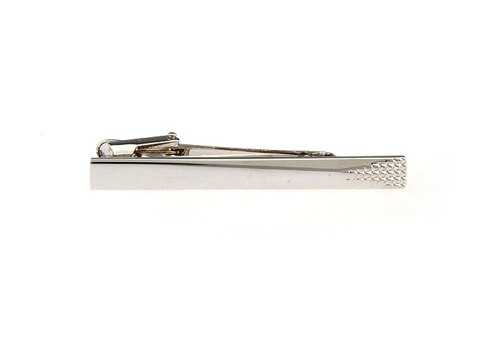  Silver Texture Tie Clips Metal Tie Clips Wholesale & Customized  CL870742