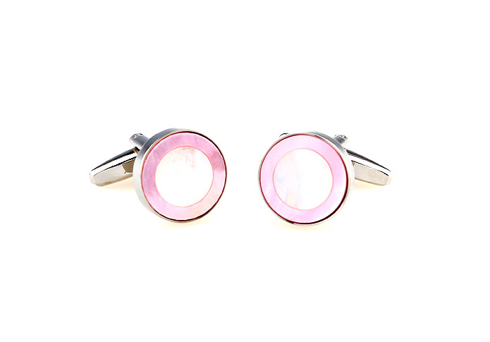  Pink Charm Cufflinks Shell Cufflinks Wholesale & Customized  CL661393