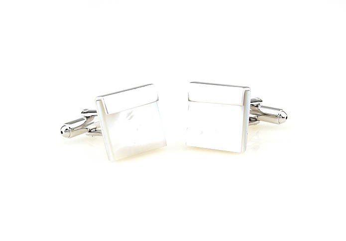  White Purity Cufflinks Shell Cufflinks Wholesale & Customized  CL670779