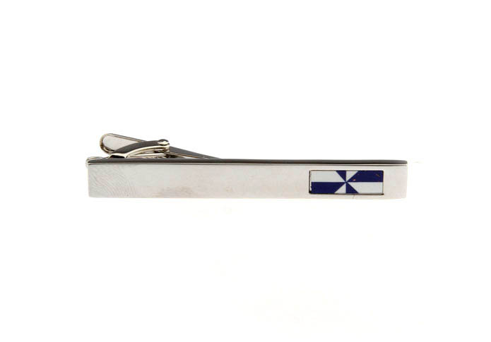  Blue White Tie Clips Shell Tie Clips Funny Wholesale & Customized  CL860748