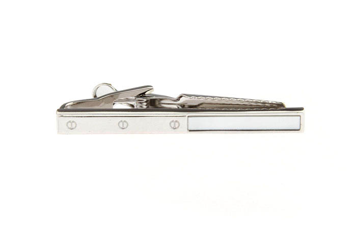  White Purity Tie Clips Shell Tie Clips Wholesale & Customized  CL860765