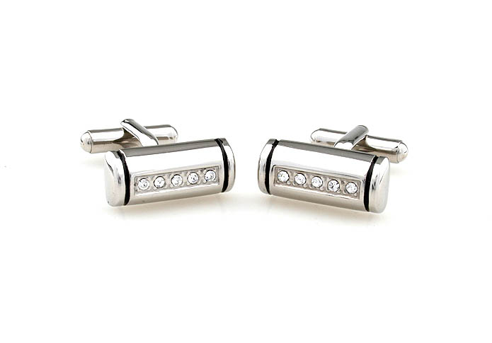  White Purity Cufflinks Stainless Steel Cufflinks Wholesale & Customized  CL620759