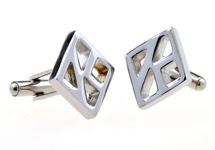  Silver Texture Cufflinks Stainless Steel Cufflinks Funny Wholesale & Customized  CL656110