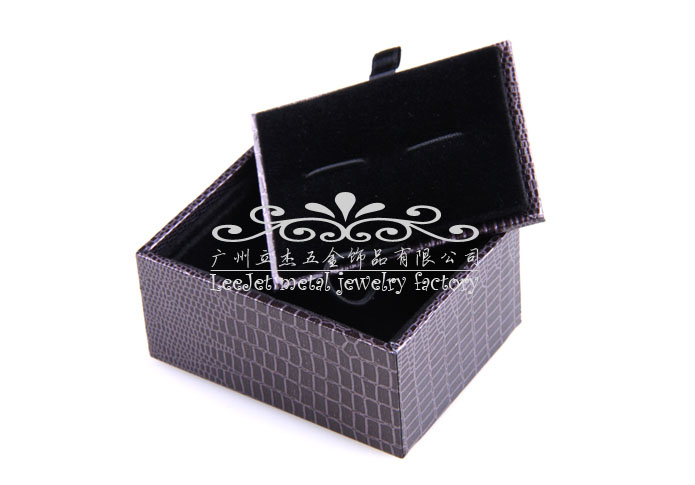 Imitation leather + Plastic Cufflinks Boxes  Khaki Dressed Cufflinks Boxes Cufflinks Boxes Wholesale & Customized  CL210410