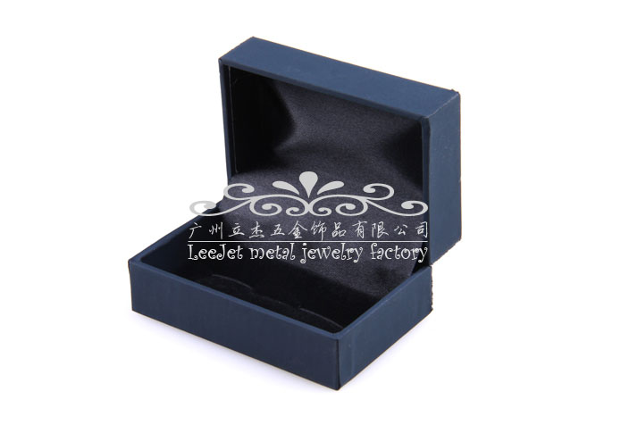Imitation leather + Plastic Cufflinks Boxes  Blue Elegant Cufflinks Boxes Cufflinks Boxes Wholesale & Customized  CL210411
