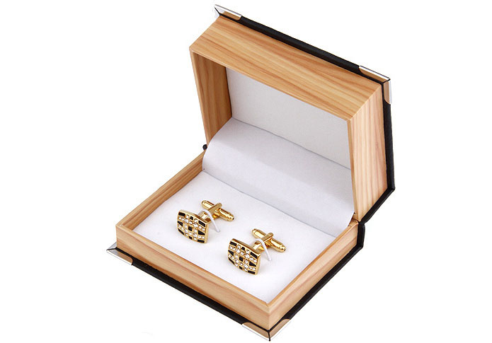 Imitation leather + Plastic Cufflinks Boxes  Black Classic Cufflinks Boxes Cufflinks Boxes Wholesale & Customized  CL210468