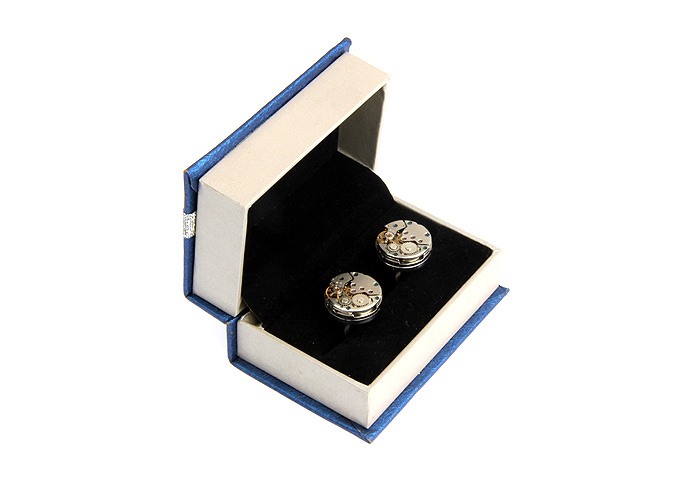  Blue Elegant Cufflinks Boxes Cufflinks Boxes Wholesale & Customized  CL210650
