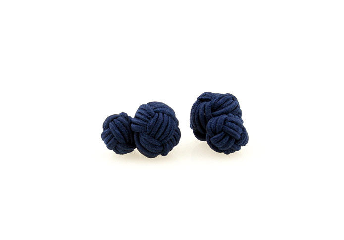  Blue Elegant Cufflinks Silk Cufflinks Knot Wholesale & Customized  CL640834