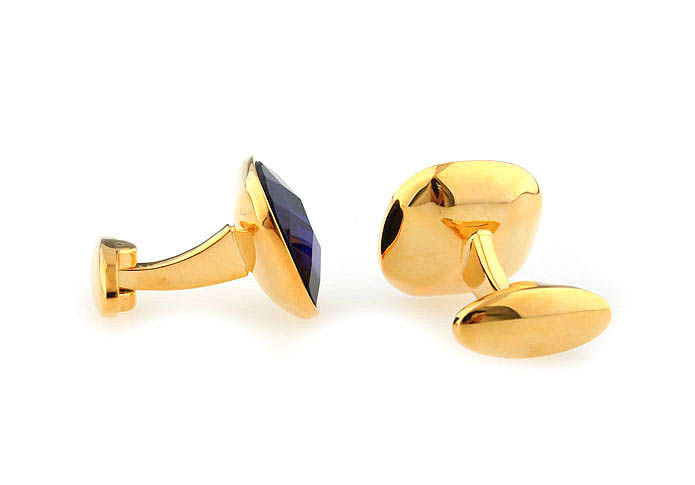  Gold Luxury Cufflinks Crystal Cufflinks Wholesale & Customized  CL641060