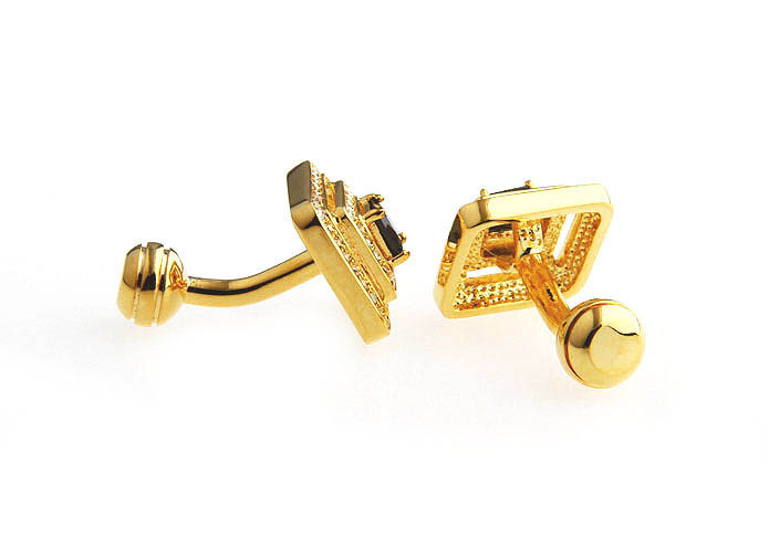  Gold Luxury Cufflinks Crystal Cufflinks Wholesale & Customized  CL641150
