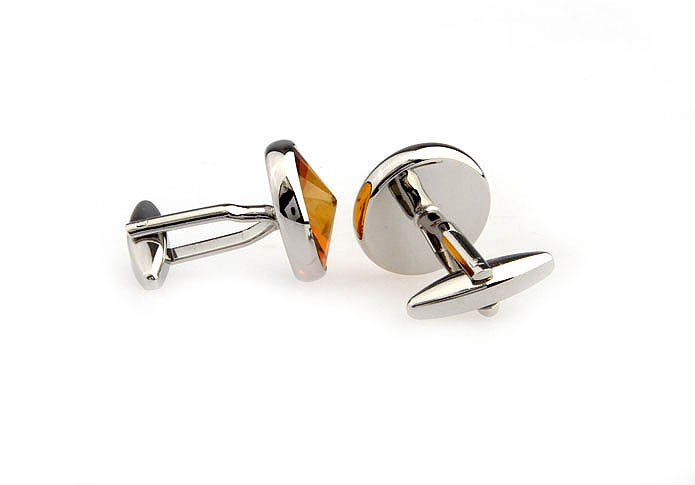  Yellow Lively Cufflinks Crystal Cufflinks Wholesale & Customized  CL651992