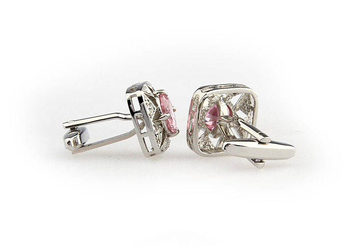  Pink Charm Cufflinks Crystal Cufflinks Wholesale & Customized  CL652063