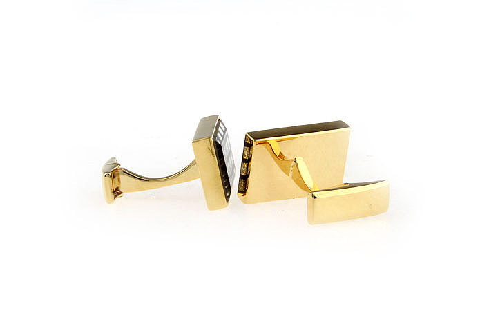  Gold Luxury Cufflinks Crystal Cufflinks Wholesale & Customized  CL652106