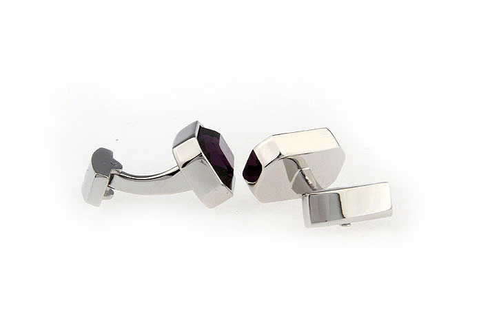  Purple Romantic Cufflinks Crystal Cufflinks Wholesale & Customized  CL652131