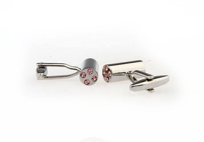  Pink Charm Cufflinks Crystal Cufflinks Wholesale & Customized  CL652134