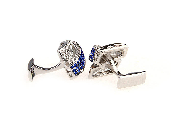  Blue Elegant Cufflinks Crystal Cufflinks Wholesale & Customized  CL652196