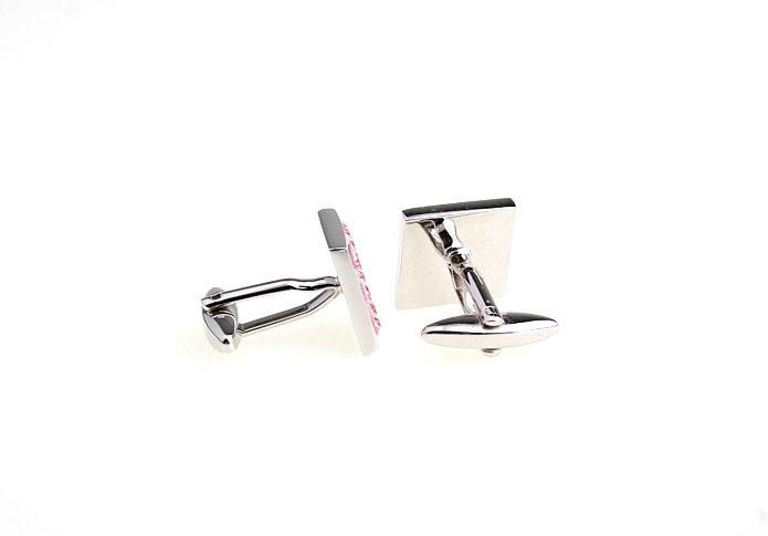  Pink Charm Cufflinks Crystal Cufflinks Wholesale & Customized  CL652290
