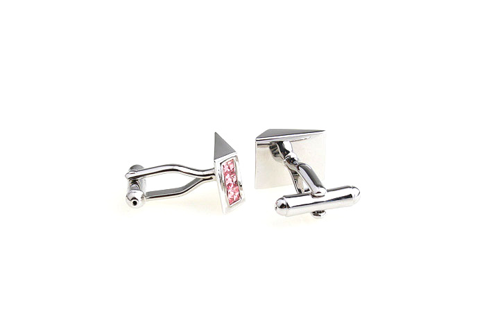  Pink Charm Cufflinks Crystal Cufflinks Wholesale & Customized  CL652295