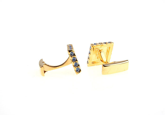  Gold Luxury Cufflinks Crystal Cufflinks Wholesale & Customized  CL652363