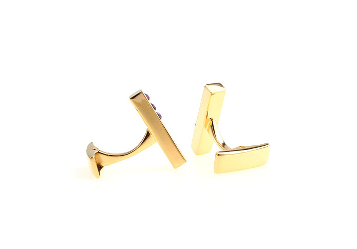  Gold Luxury Cufflinks Crystal Cufflinks Wholesale & Customized  CL652373