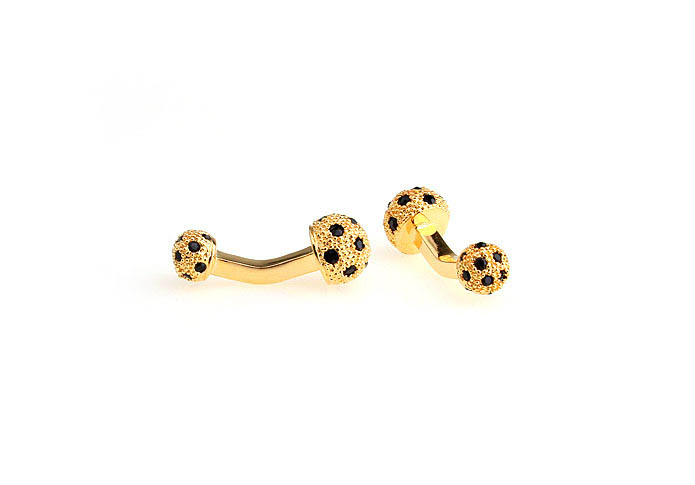  Gold Luxury Cufflinks Crystal Cufflinks Wholesale & Customized  CL652392
