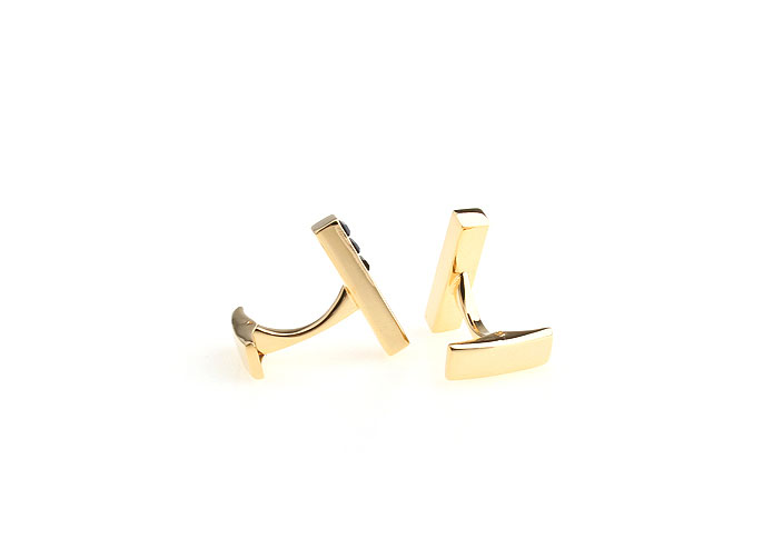  Gold Luxury Cufflinks Crystal Cufflinks Wholesale & Customized  CL652394