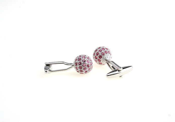  Pink Charm Cufflinks Crystal Cufflinks Wholesale & Customized  CL652402
