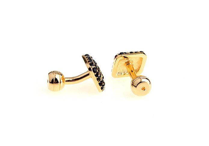  Gold Luxury Cufflinks Crystal Cufflinks Wholesale & Customized  CL652416