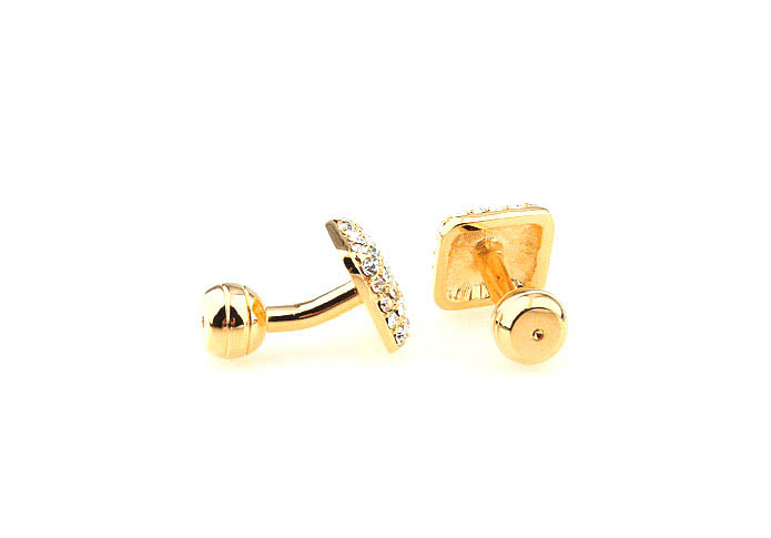  Gold Luxury Cufflinks Crystal Cufflinks Wholesale & Customized  CL652442