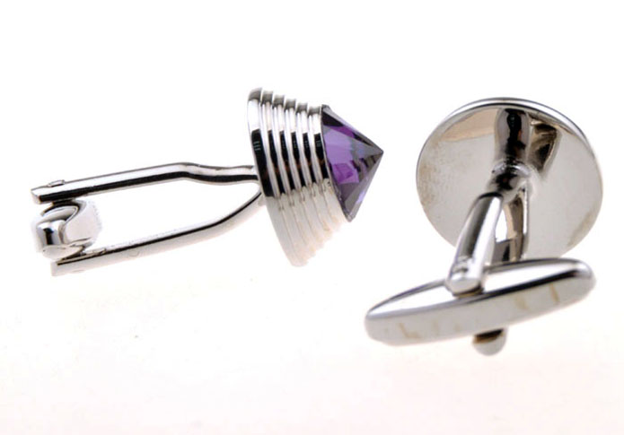  Purple Romantic Cufflinks Crystal Cufflinks Wholesale & Customized  CL653513