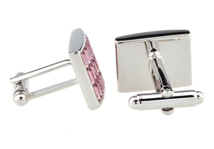  Pink Charm Cufflinks Crystal Cufflinks Wholesale & Customized  CL653766