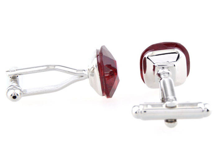  Red Festive Cufflinks Crystal Cufflinks Wholesale & Customized  CL653984