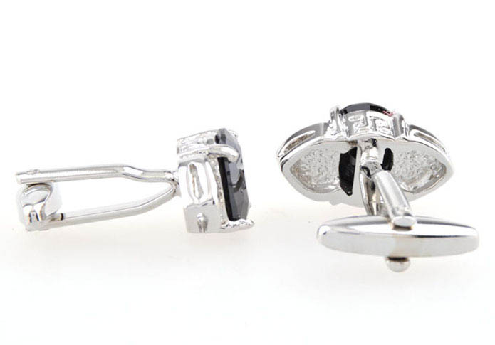  Black White Cufflinks Crystal Cufflinks Wholesale & Customized  CL653997