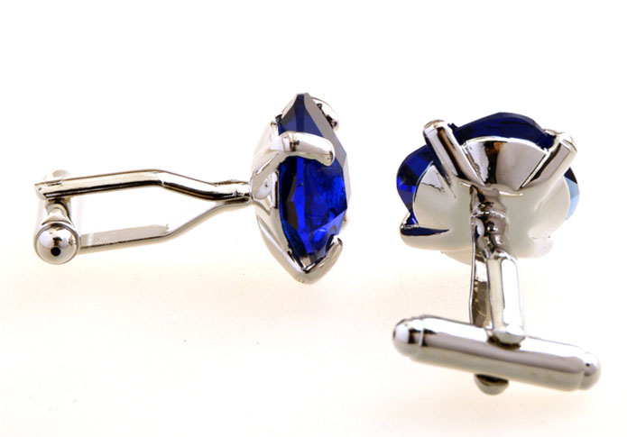Blue Elegant Cufflinks Crystal Cufflinks Wholesale & Customized CL655087