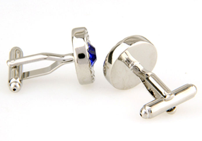 Blue Elegant Cufflinks Crystal Cufflinks Wholesale & Customized CL655123