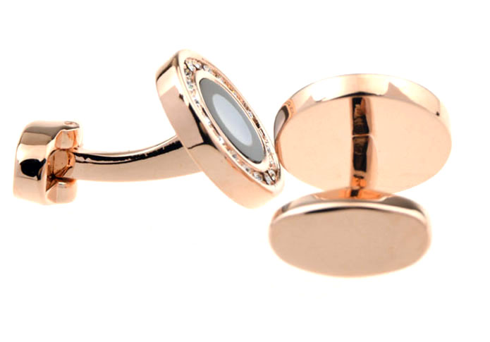 Gold Luxury Cufflinks Crystal Cufflinks Wholesale & Customized CL655551
