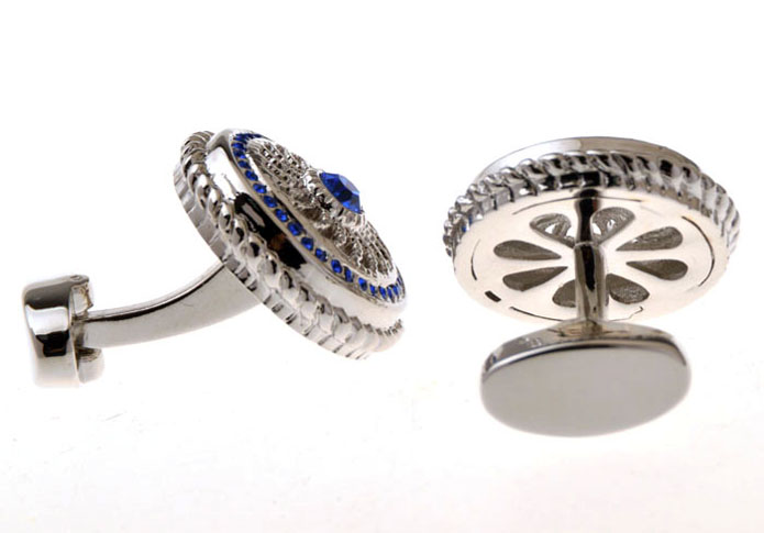  Blue Elegant Cufflinks Crystal Cufflinks Wholesale & Customized  CL655851